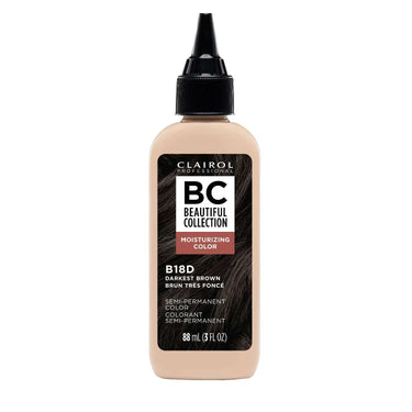 Clairol Professional Beautiful Collection Semi-Permanent Hair Color - 3 oz (B18D Darkest Brown) - ANNS BEAUTY SUPPLY